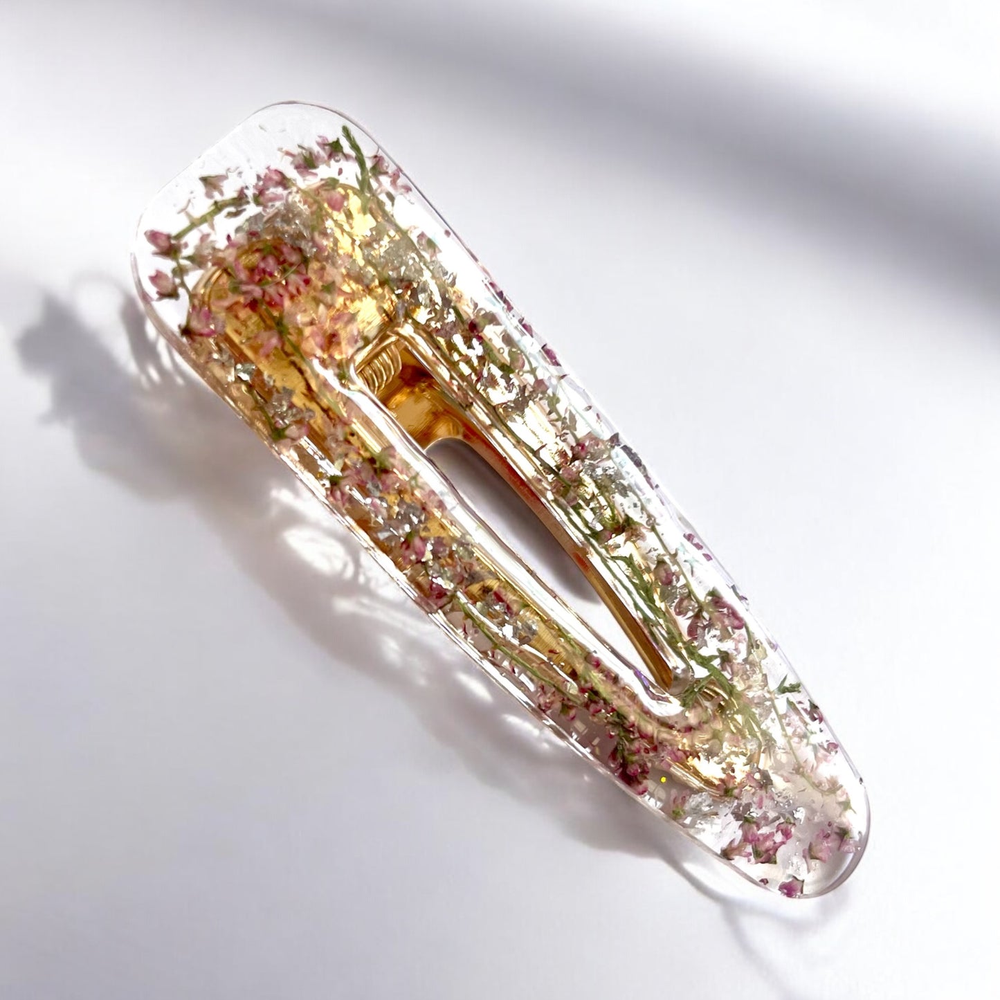 Barrette fleurs de Tamaris
