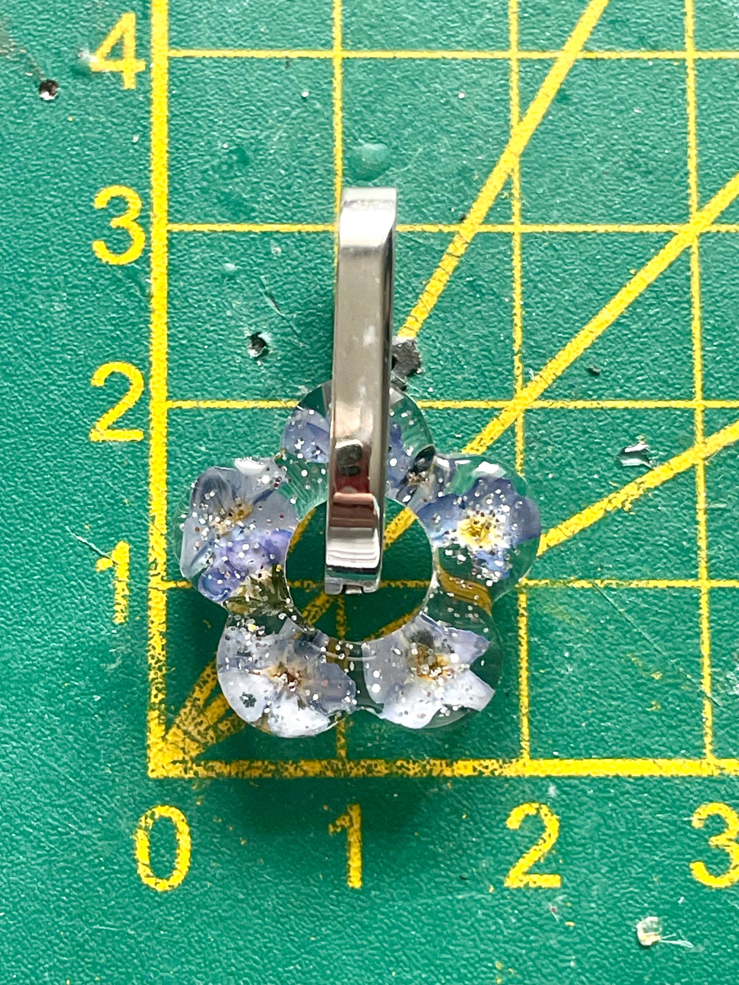 Mini pampilles Myosotis argent