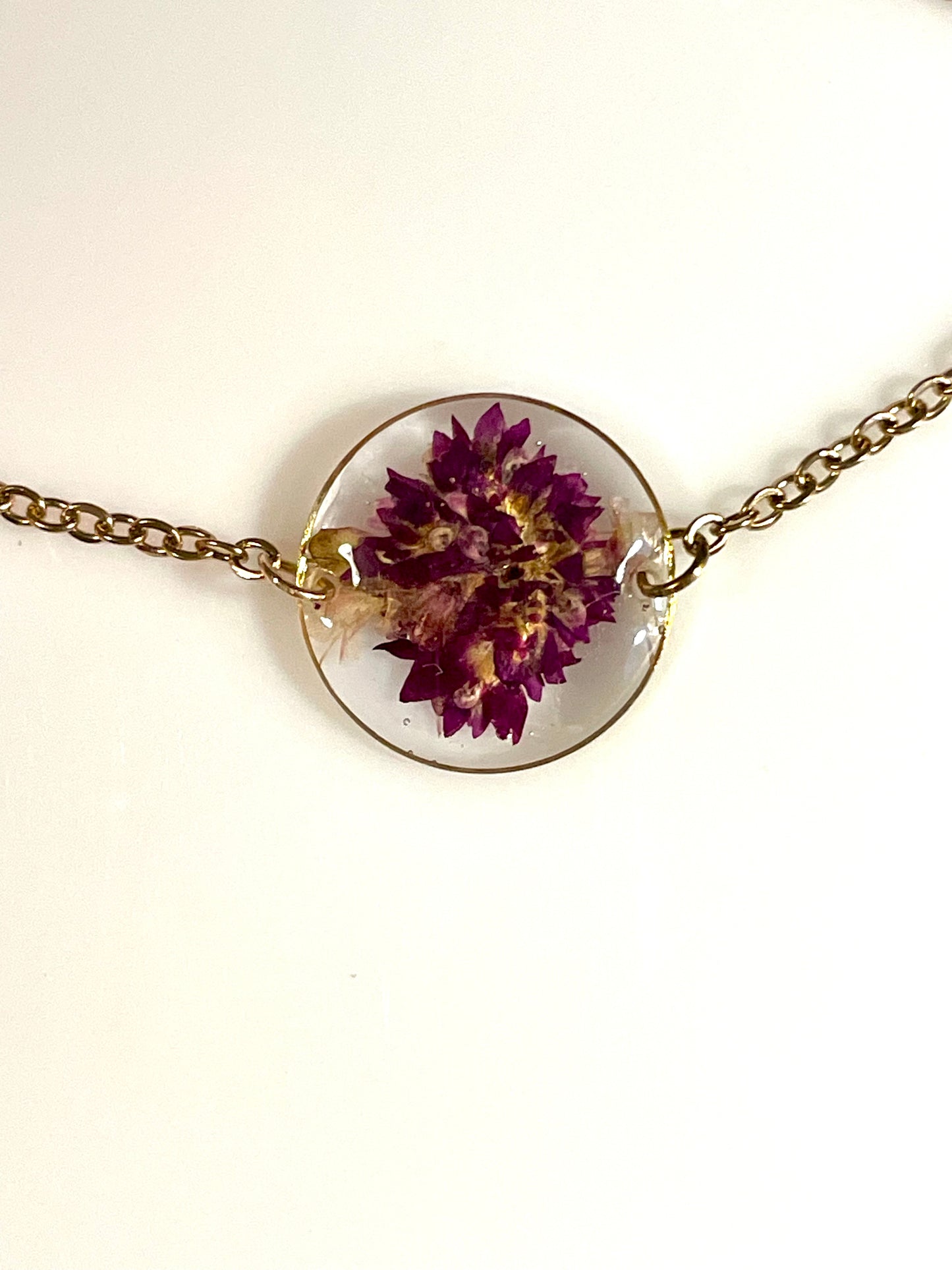 Bracelet fleurs champêtres - Aux fleurs de Chloé Bracelet fleurs champêtres Bracelet Bracelet