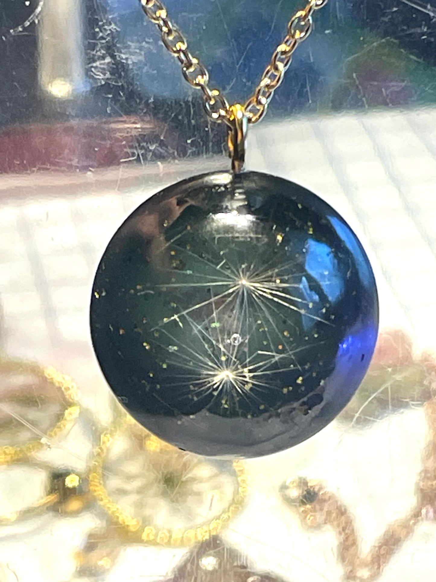 Parure de bijoux Pissenlit demie sphère