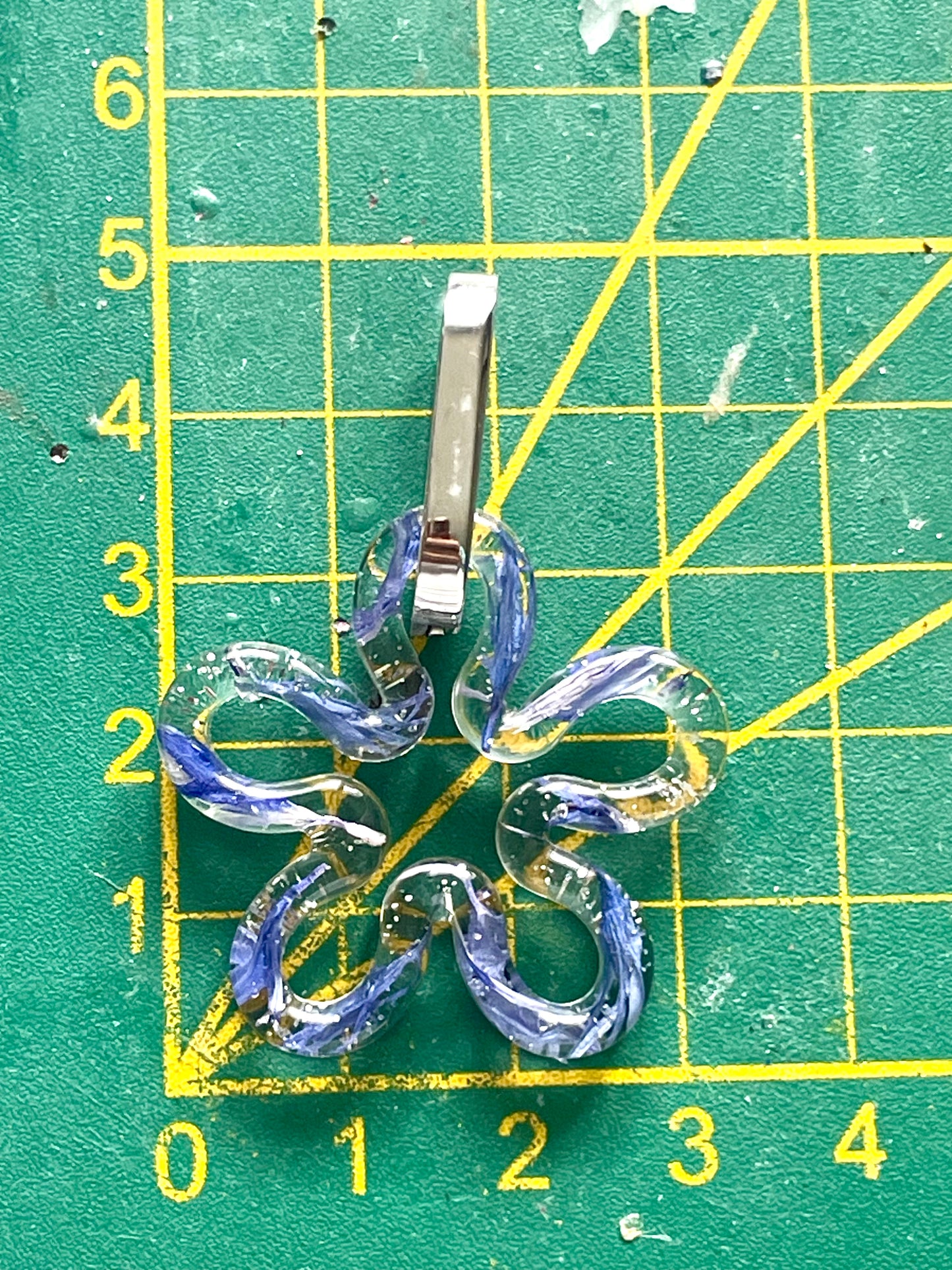 Grandes pampilles Bleuet