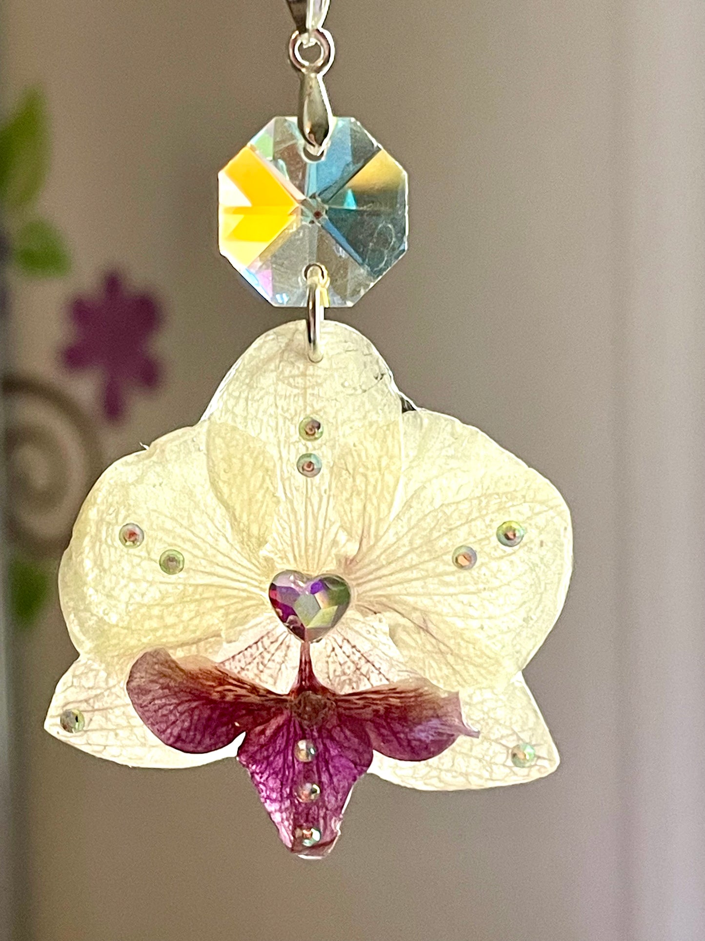 Collier Orchidée Fantasia Cristal
