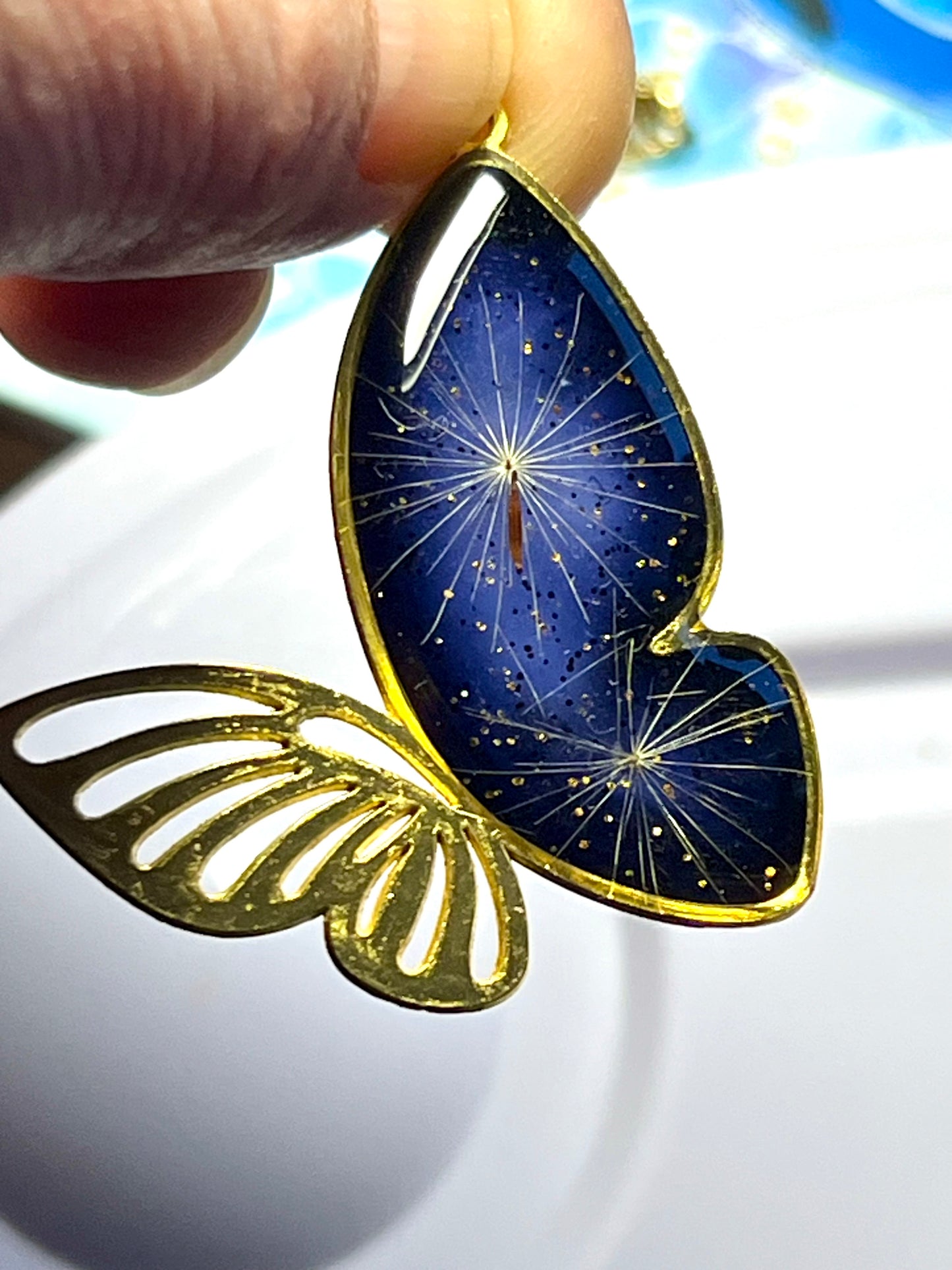 🌼 Collier Pissenlit naturel – Bijou poétique & intemporel