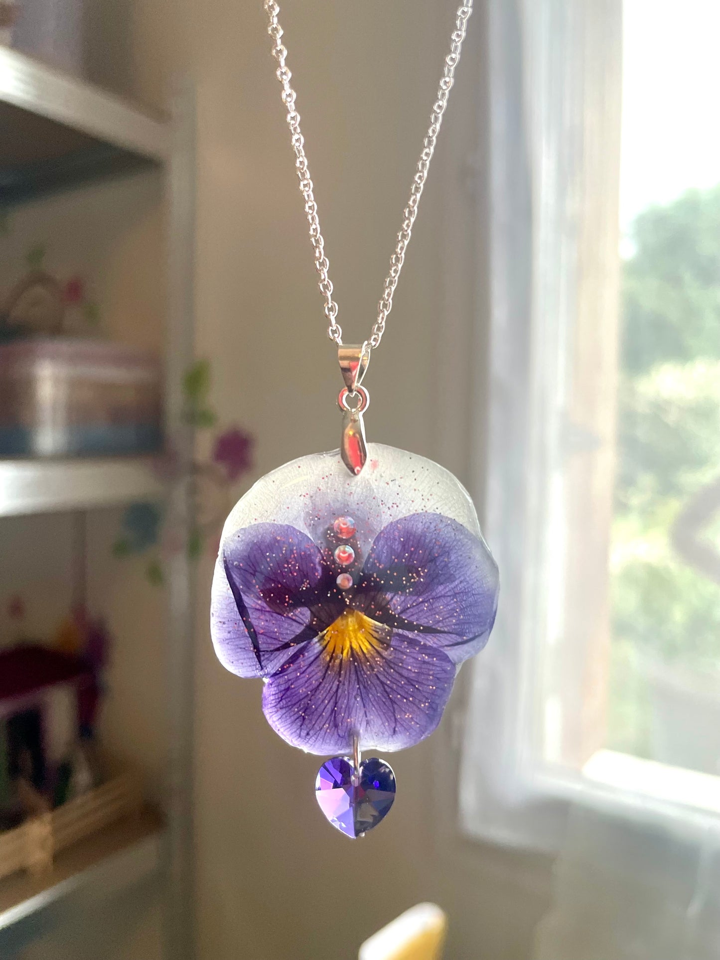 Collier grande Pensée Fantasia