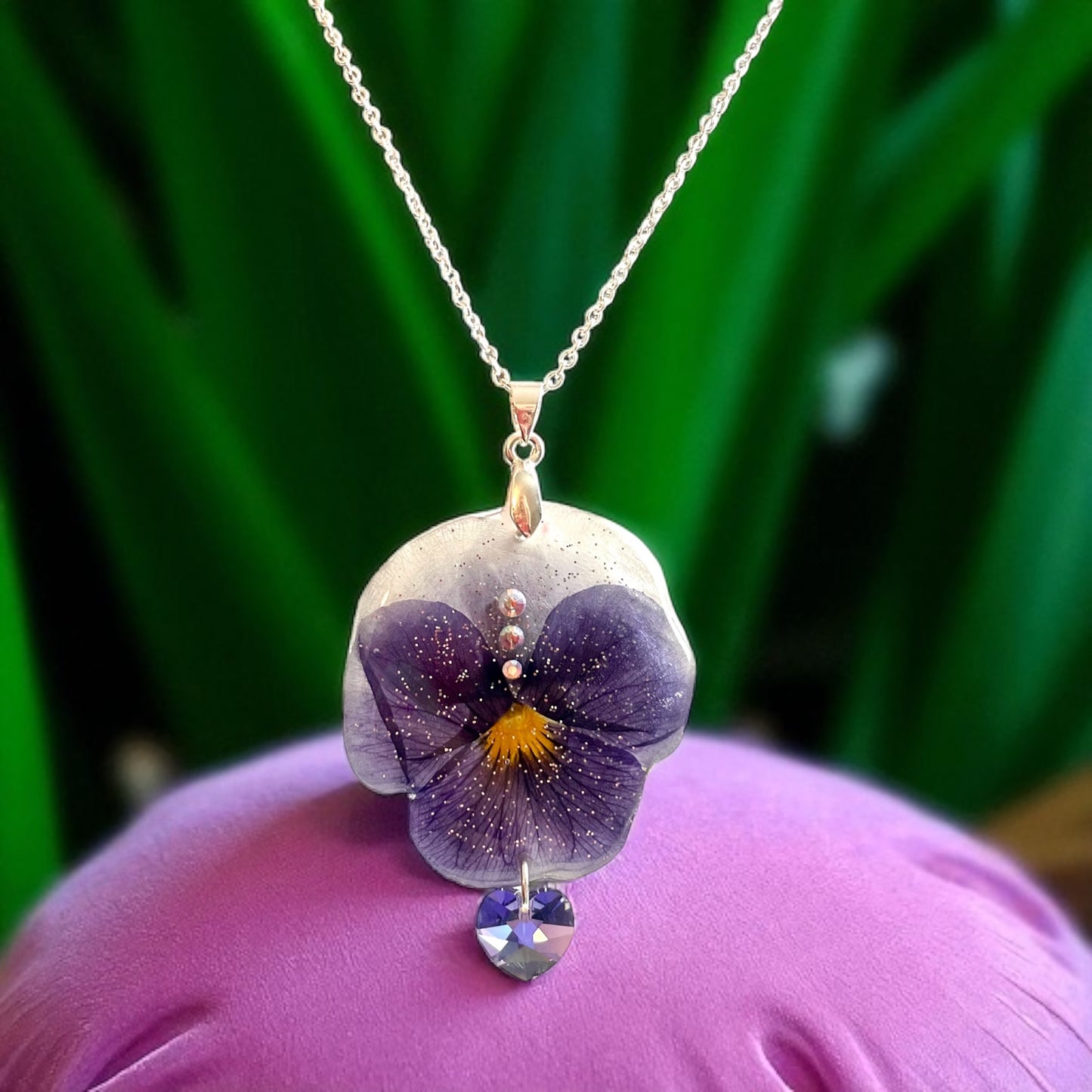 Collier grande Pensée Fantasia
