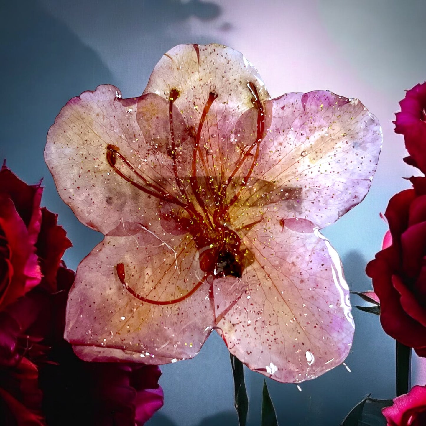 Broche fleur de Rhododendron