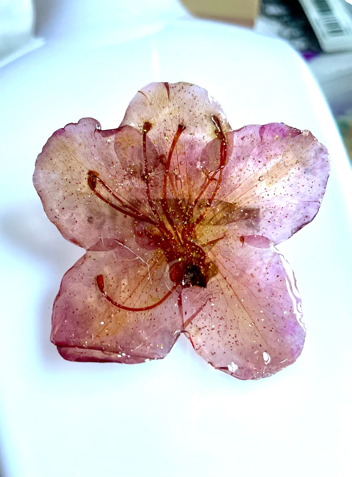 Broche fleur de Rhododendron