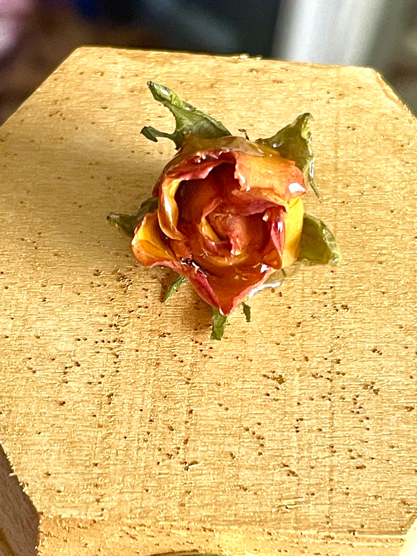 Boîte à bijoux Bouton de Rose