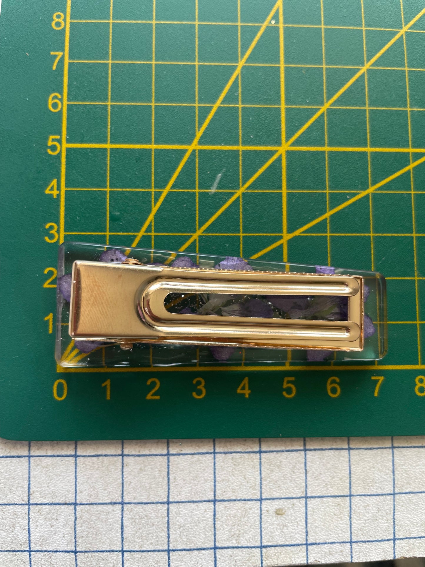 Barrette violettes grande