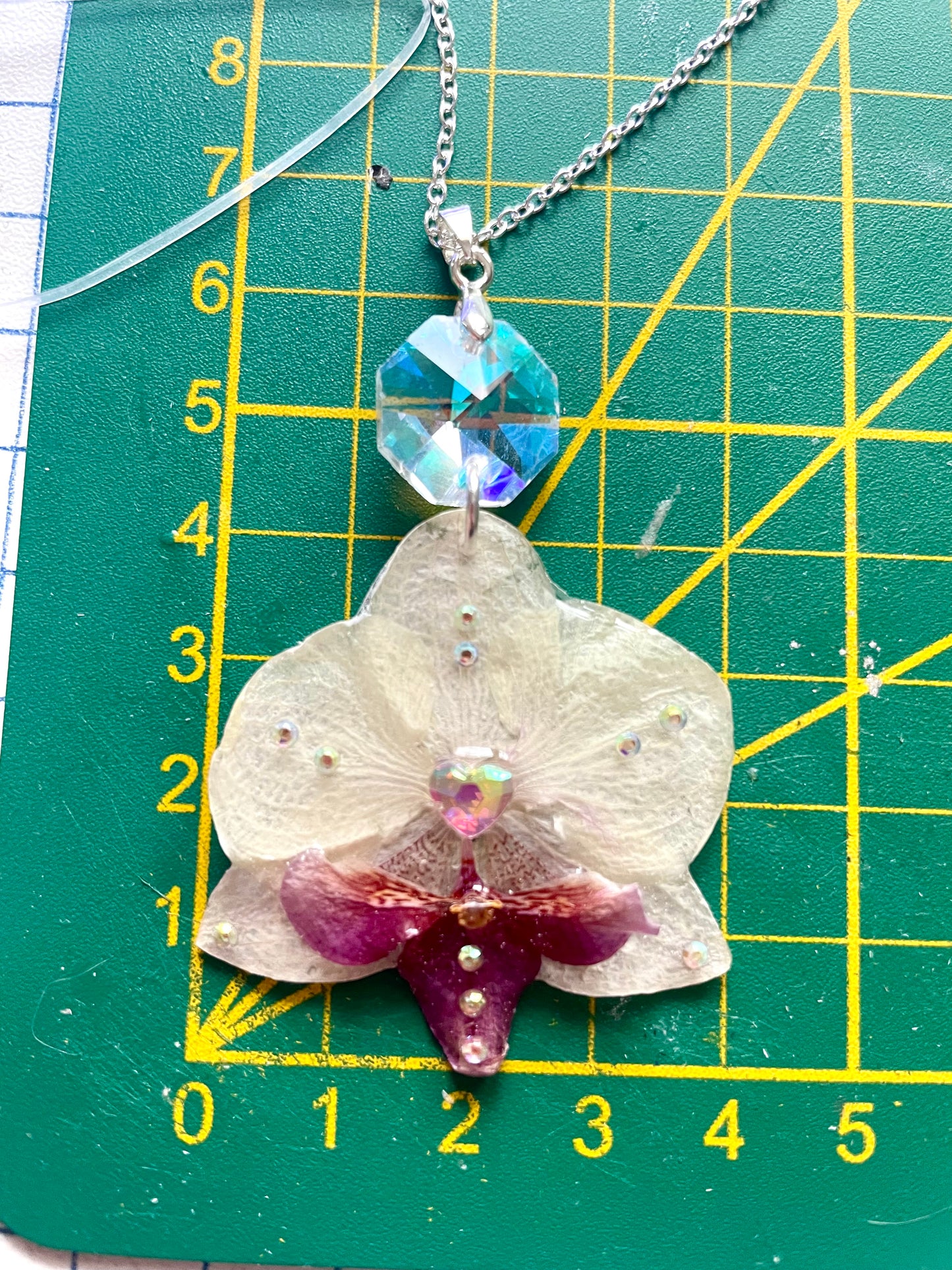 Collier Orchidée Fantasia Cristal