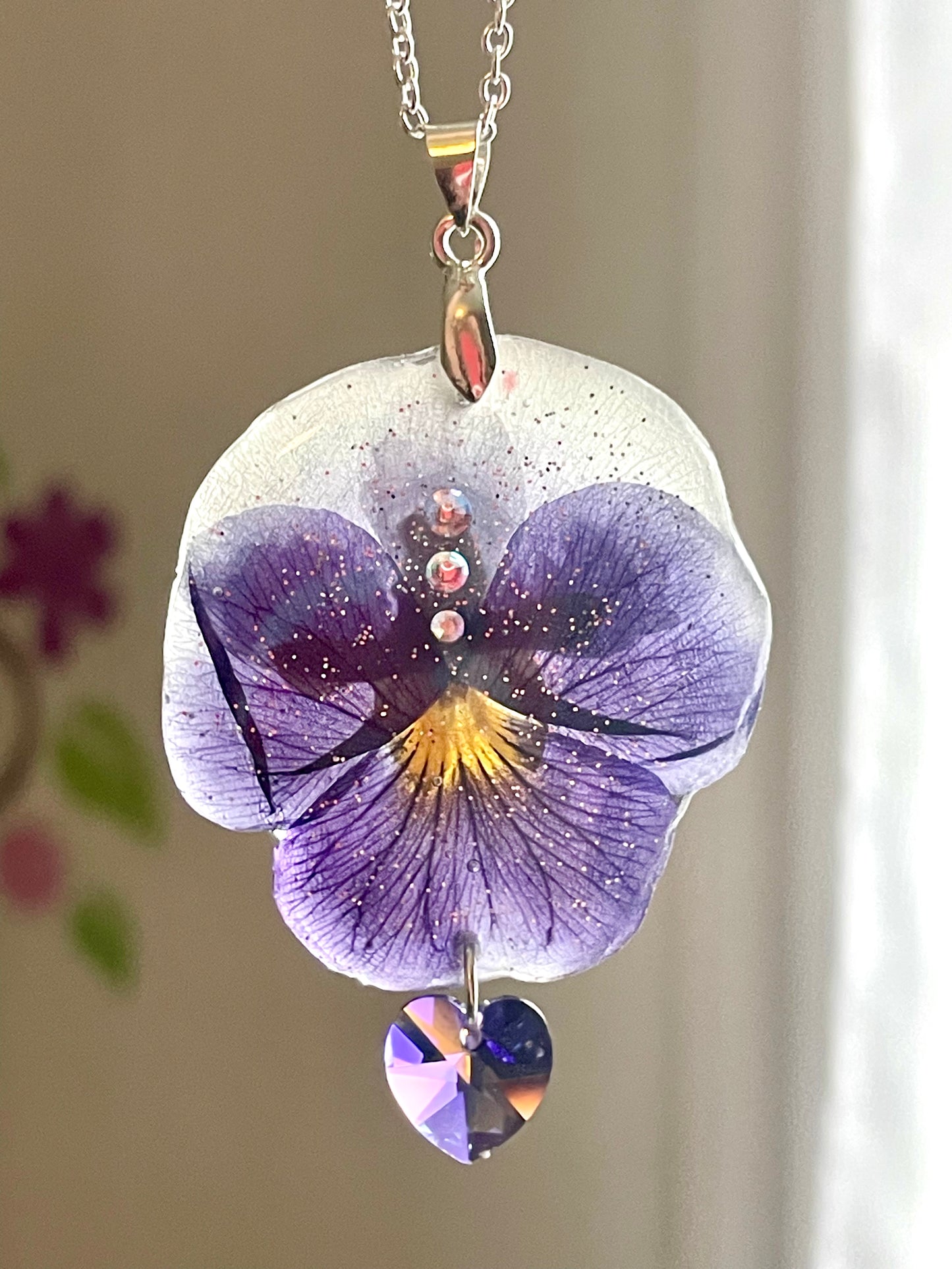Collier grande Pensée Fantasia