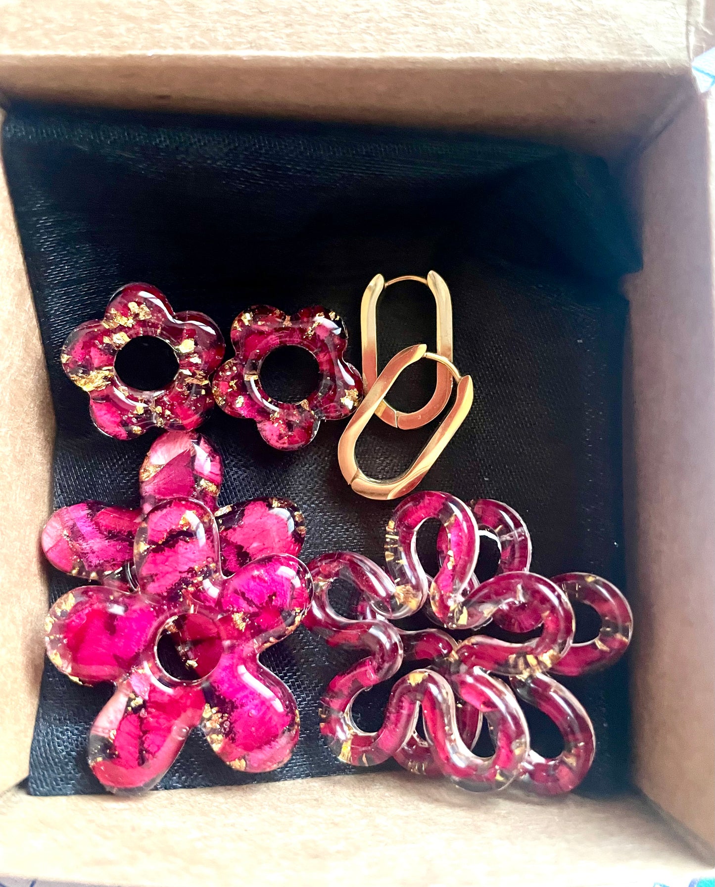 Box de Noël pampilles pétales de Rose 🌹