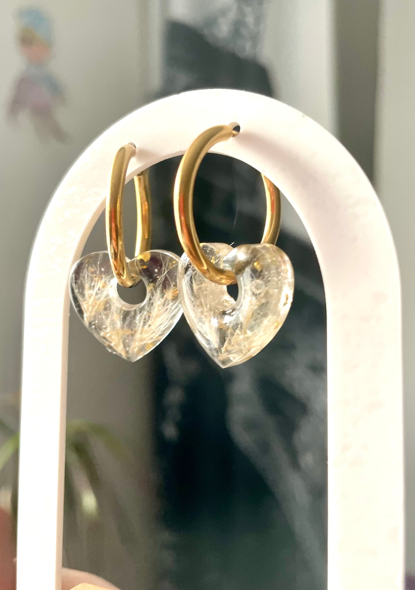 Boucles d’oreilles pampilles cœurs de Pampa - Aux fleurs de Chloé Boucles d’oreilles pampilles cœurs de Pampa Boucles d’oreilles Boucles d’oreilles