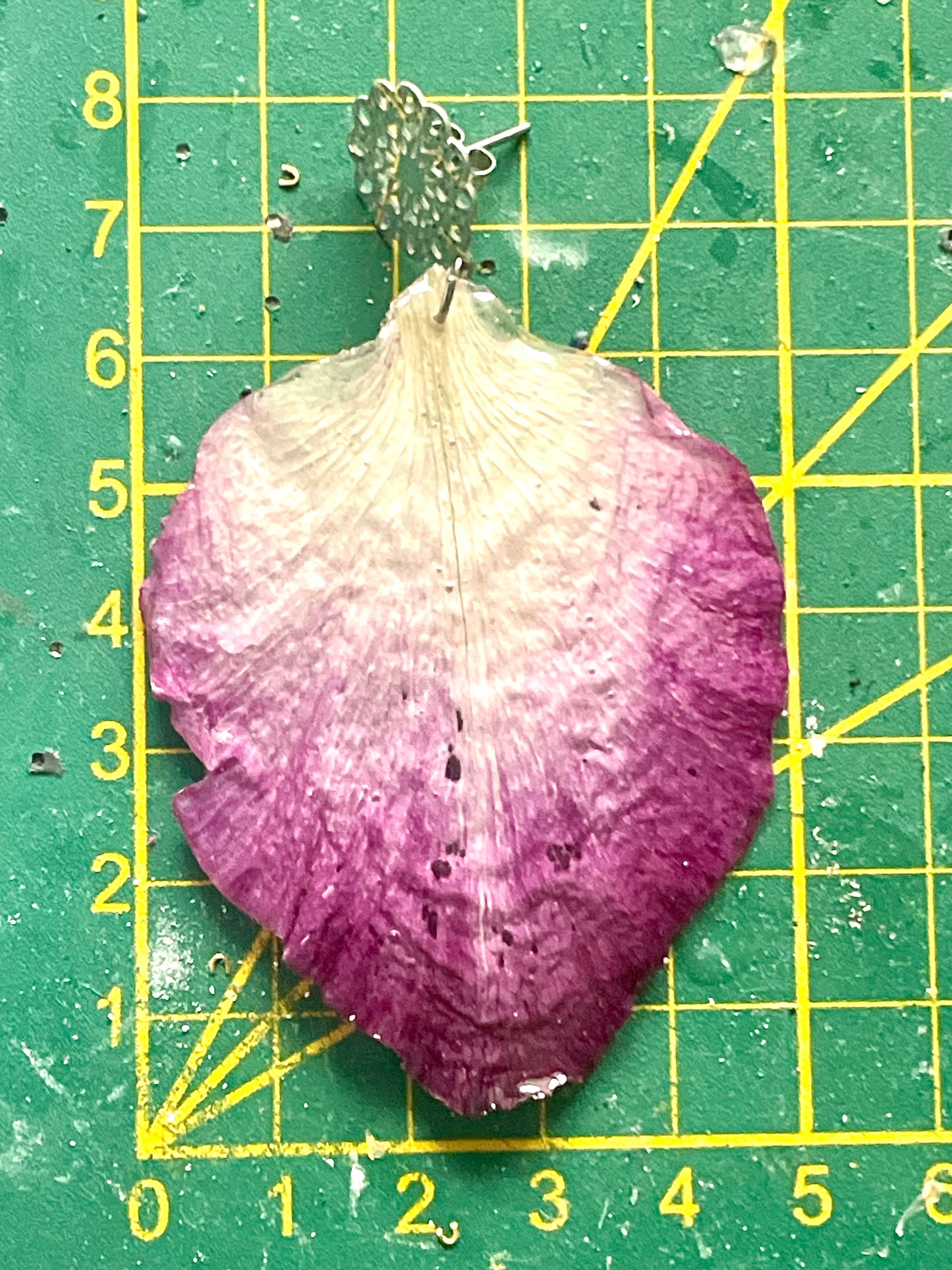 Boucles d’oreilles pétales de Glaïeul