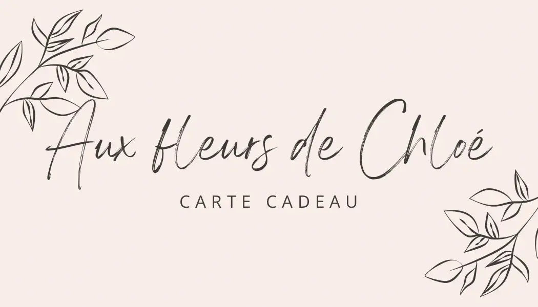 Carte-cadeau Aux fleurs de Chloé