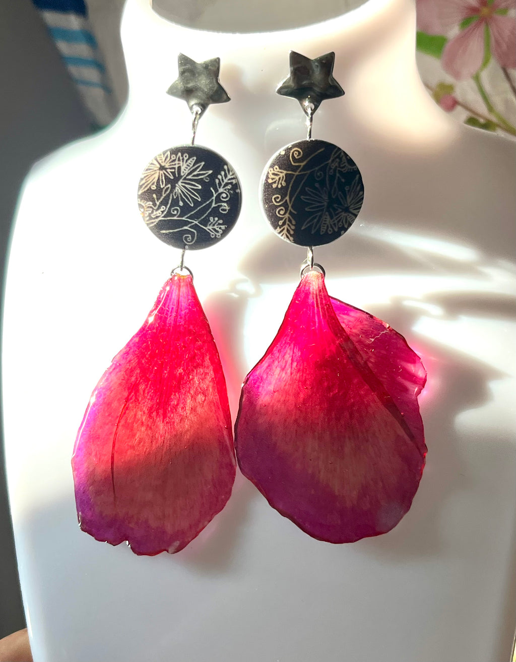 Boucles d’oreilles Éclat de Camélia