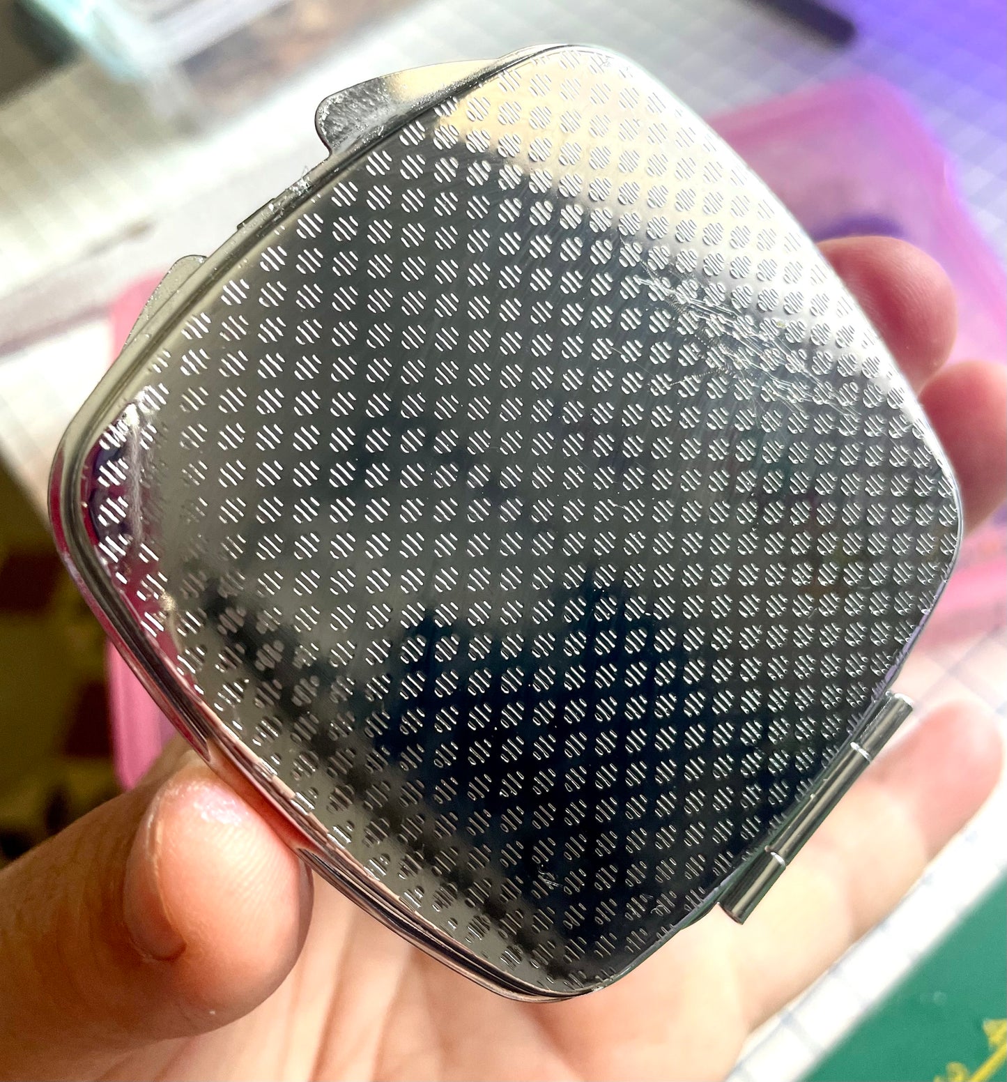 Miroir portable double face Coquelicot