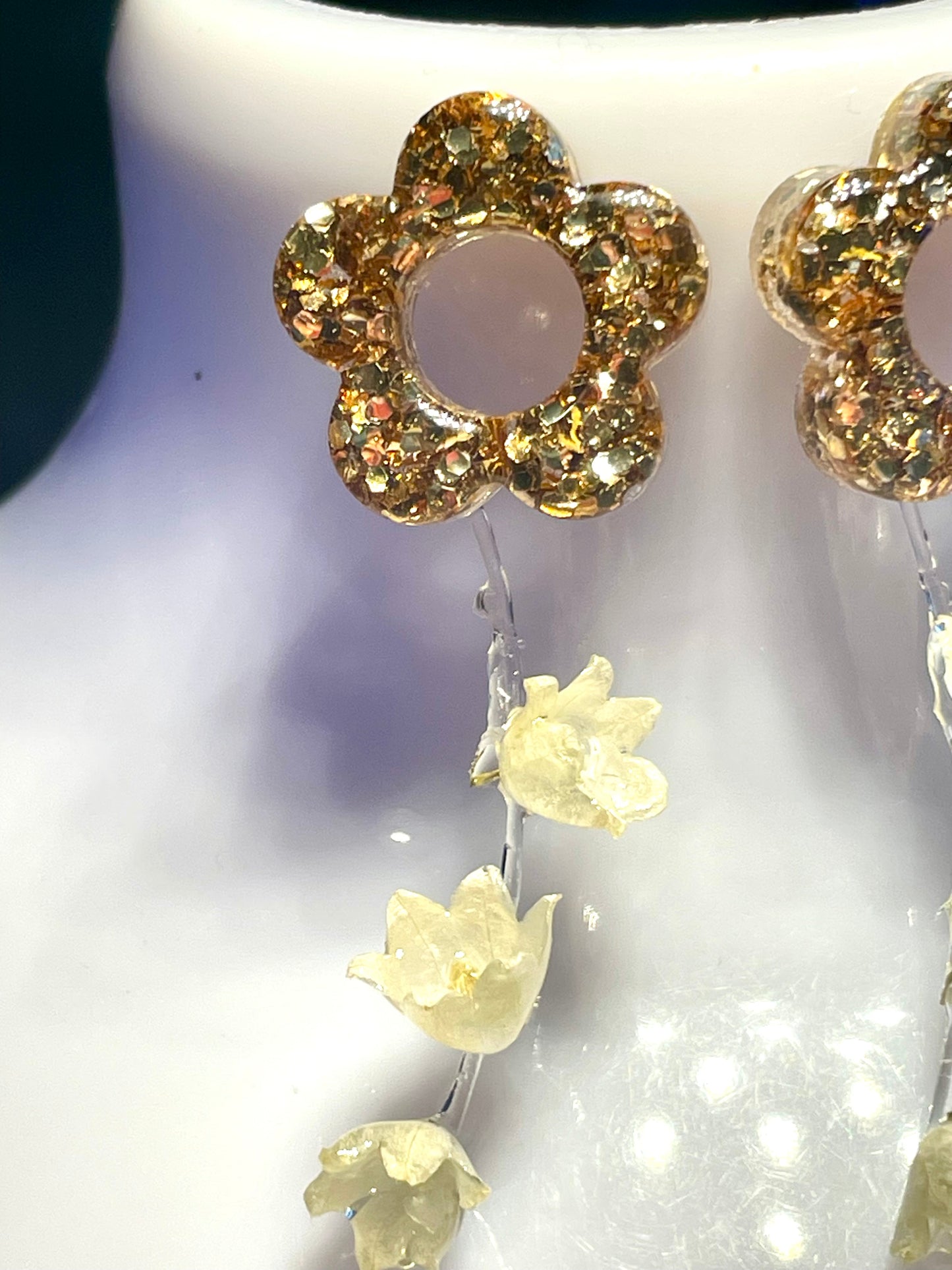 Boucles d’oreilles Muguet de Noël