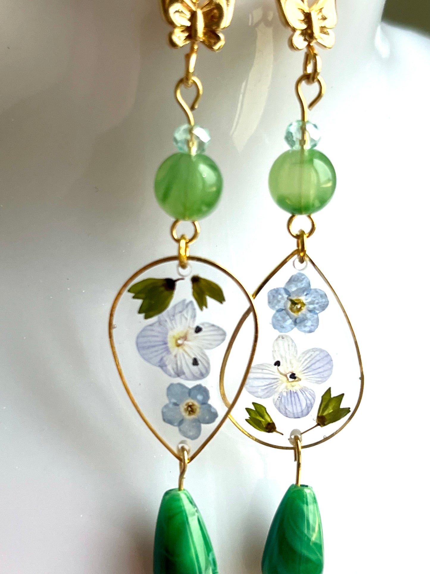 Boucles d’oreilles « Papillon des Fleurs »