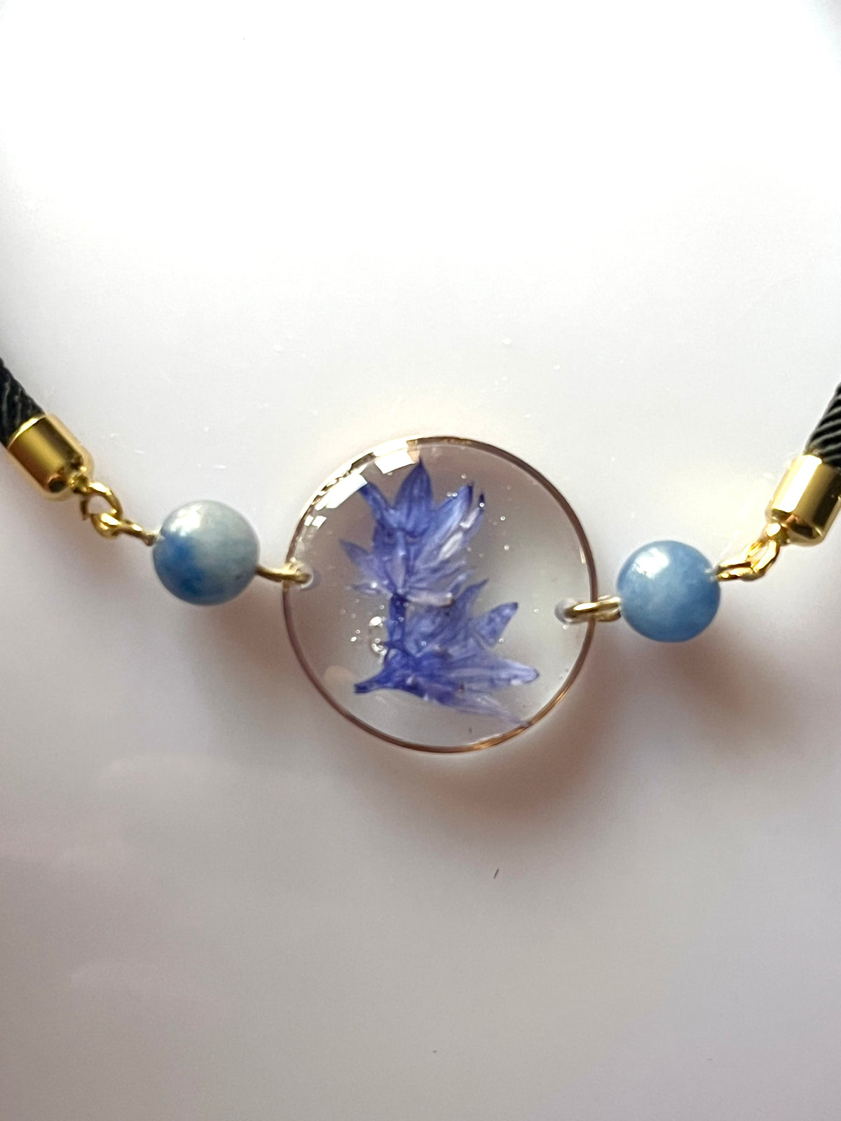 Bracelet Bleuet & sodalite