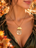 Collier Éclat Botanique – Fleurs naturelles Heuchère