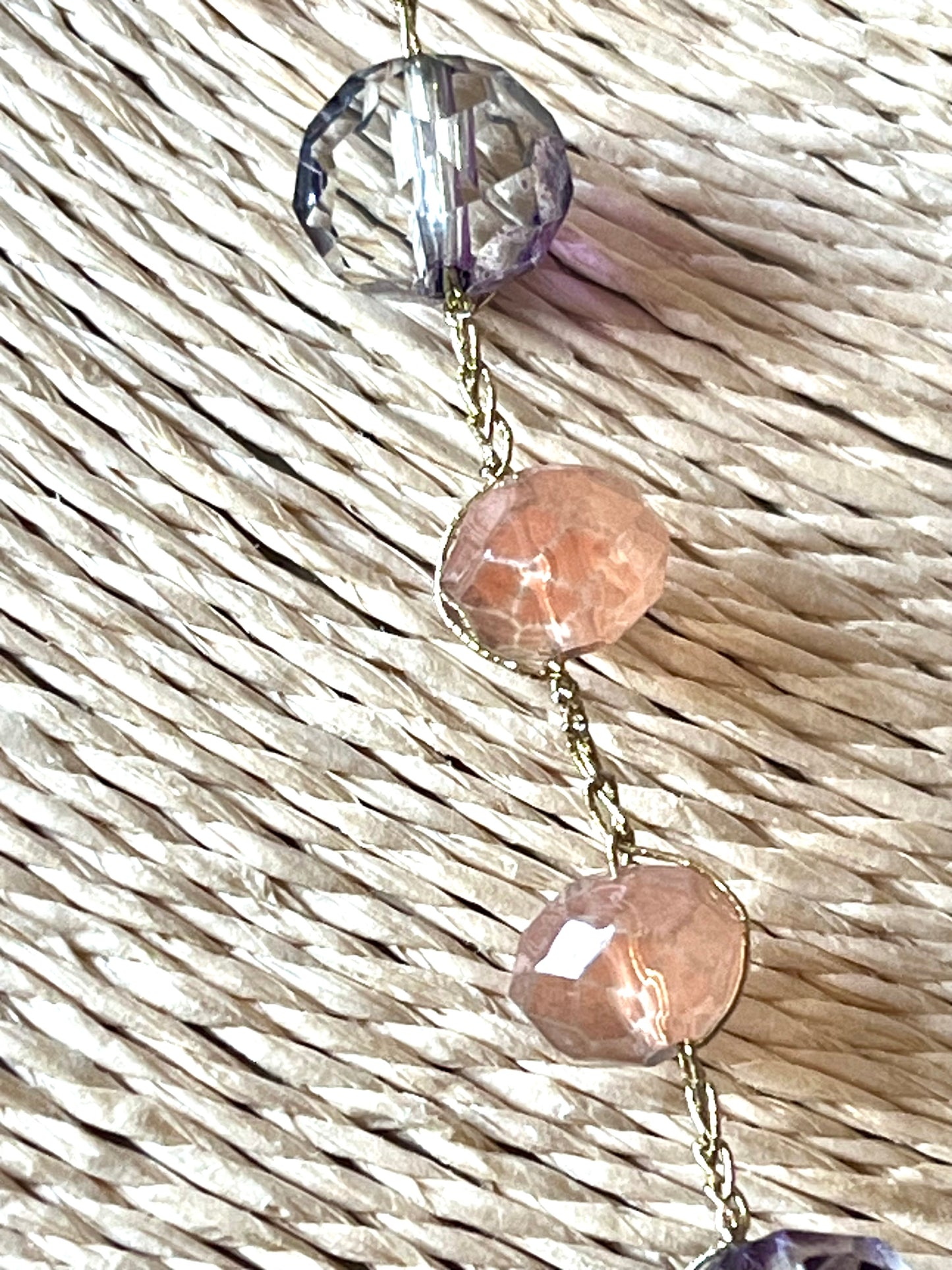 Collier Fleur Pensée Violette – Bijou floral artisanal avec perle nacrée