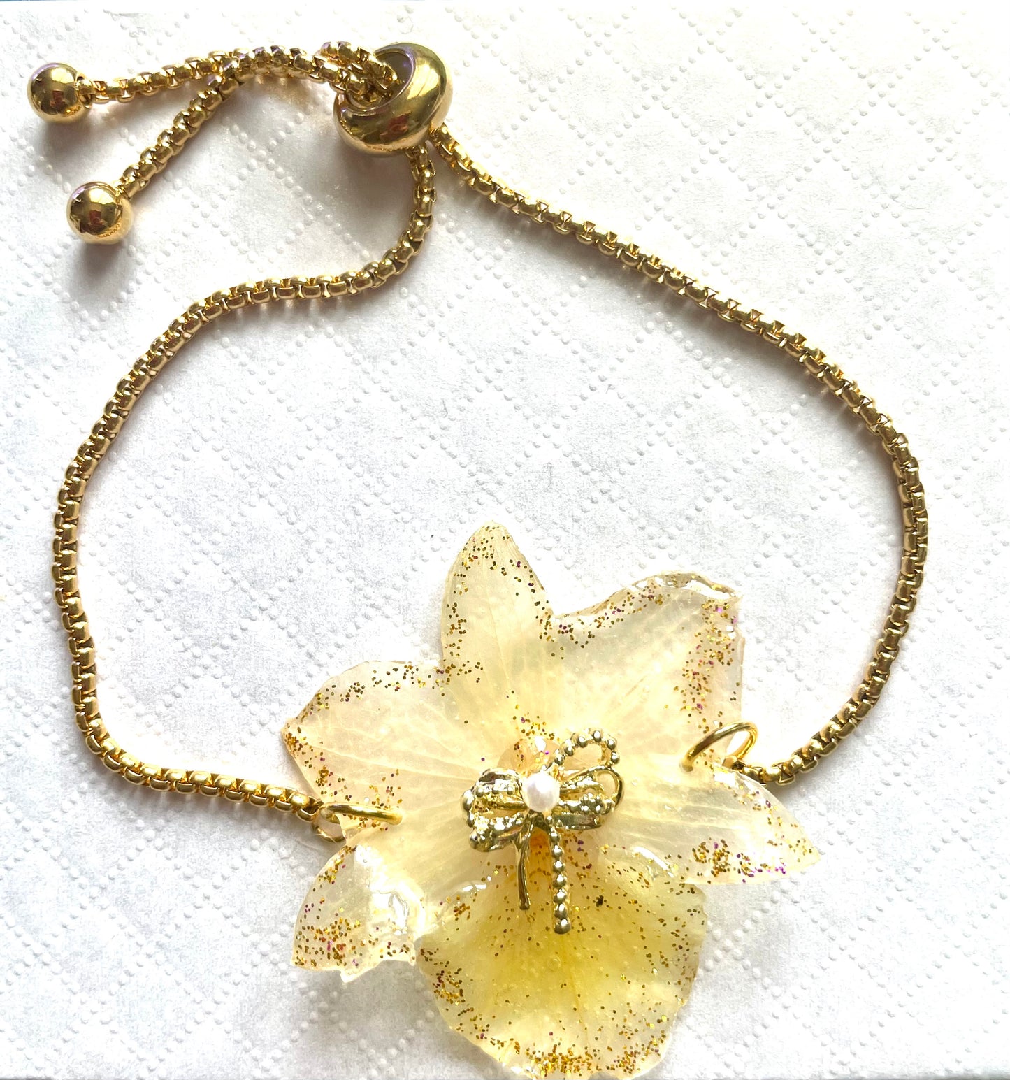 Bracelet orchidée Sofia