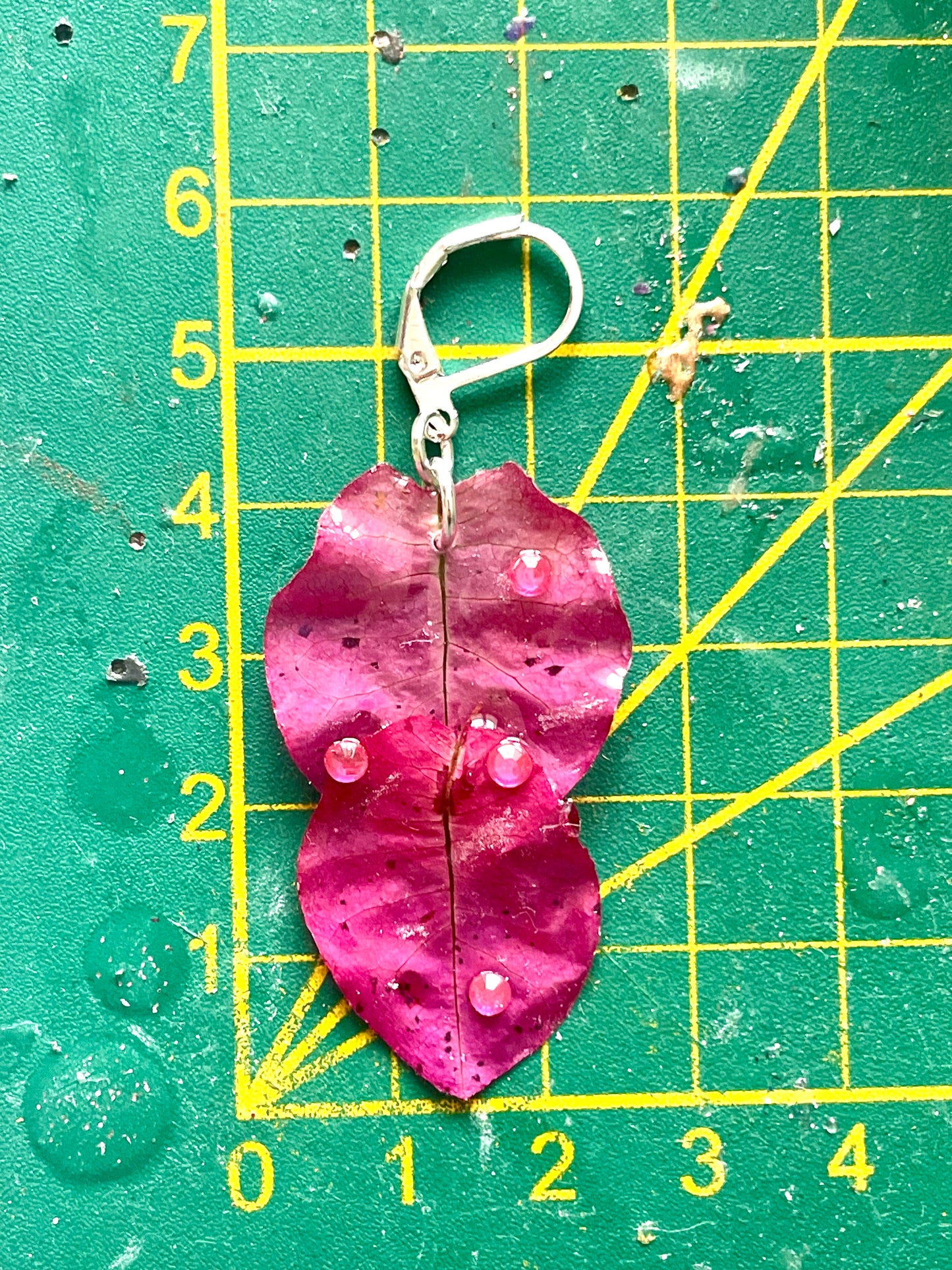 Boucles d’oreilles Bougainvilliers