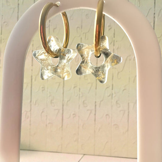 Boucles d’oreilles pampilles étoiles Pampa - Aux fleurs de Chloé Boucles d’oreilles pampilles étoiles Pampa Boucles d’oreilles Boucles d’oreilles