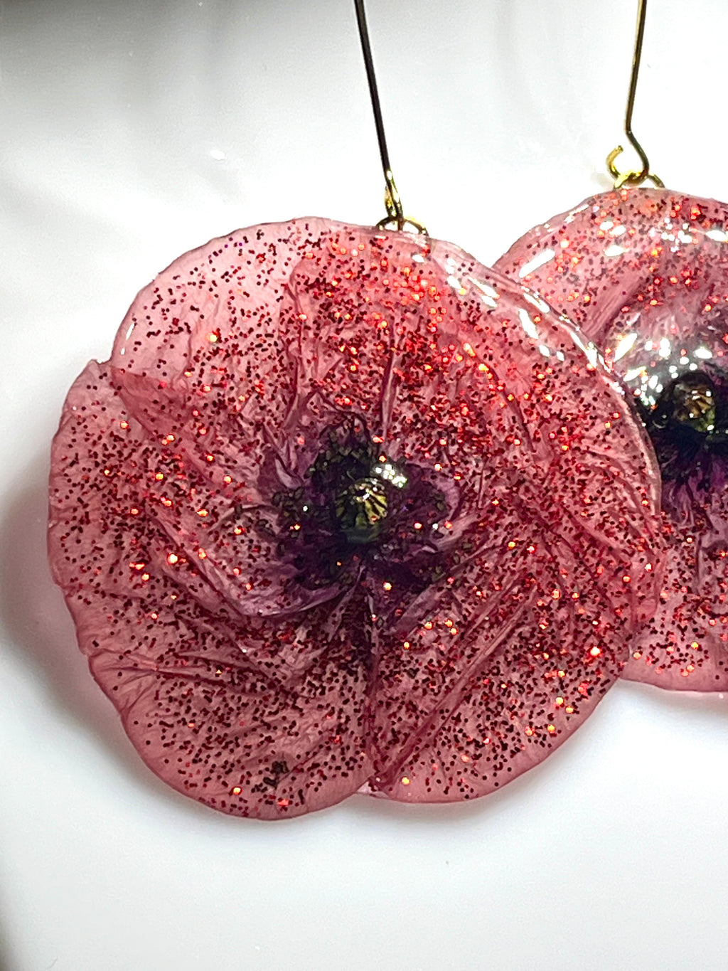 Boucles d’oreilles Éclat de Coquelicot