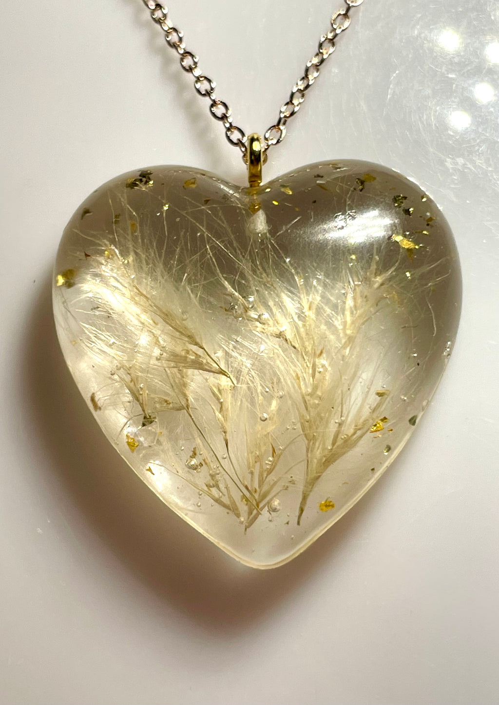 Collier cœur de Pampa - Aux fleurs de Chloé Collier cœur de Pampa Collier Collier