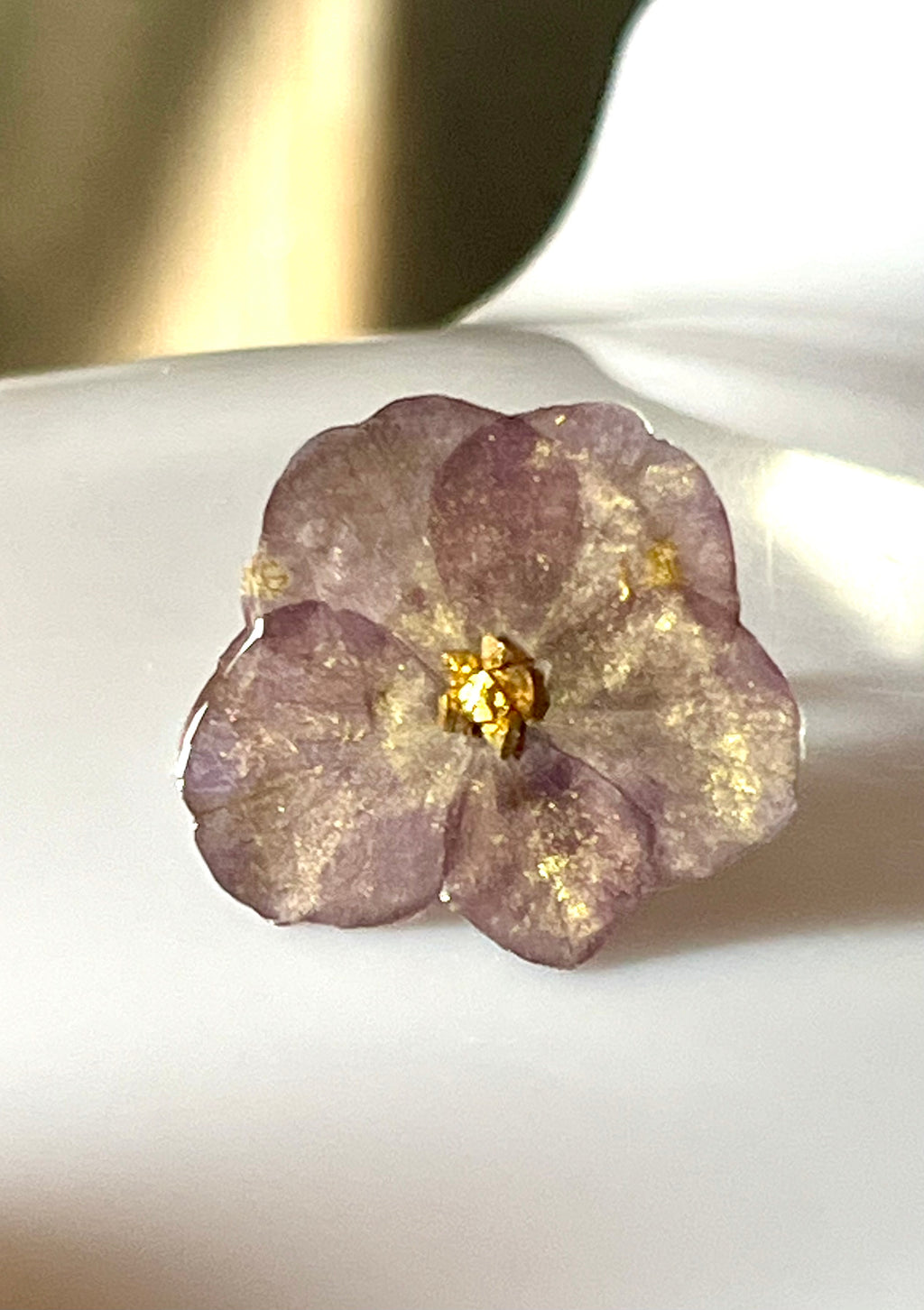 Natural hydrangea ring
