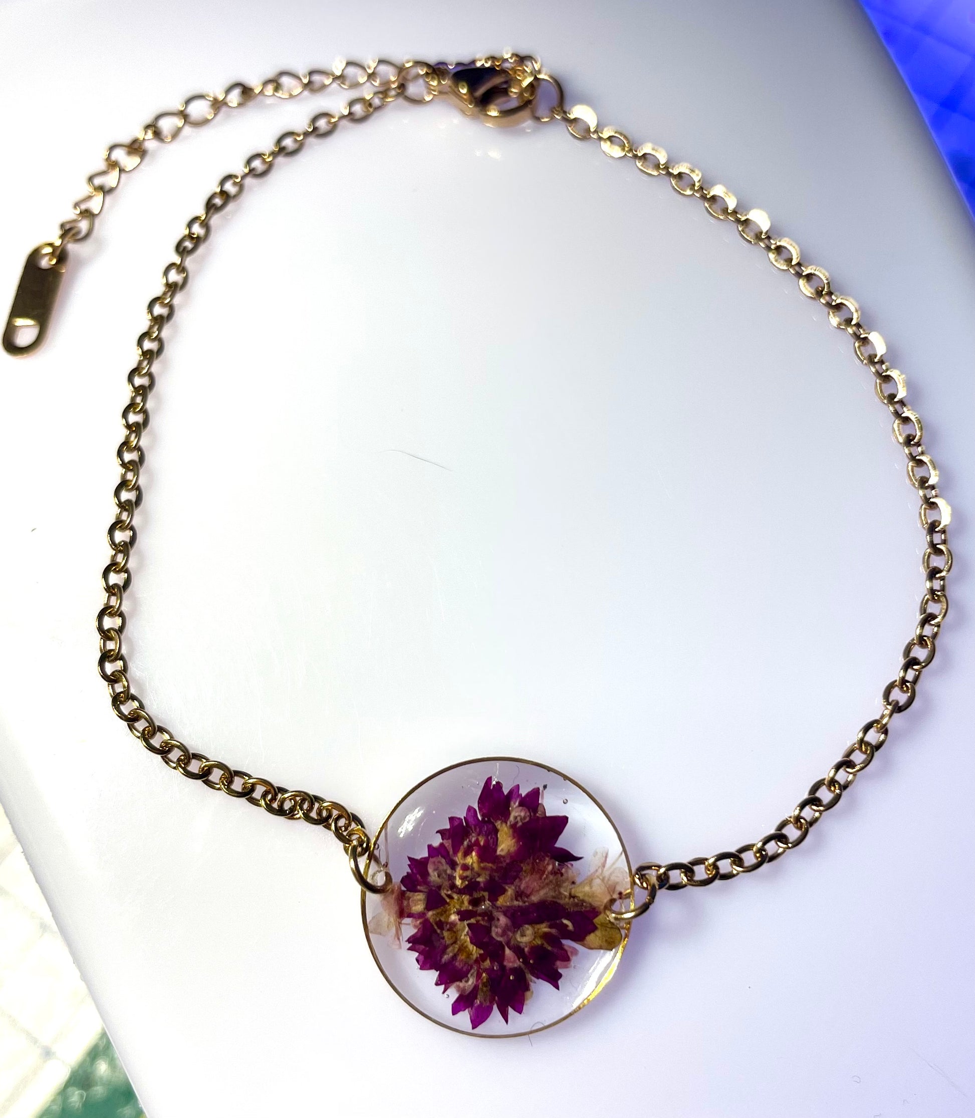 Bracelet fleurs champêtres - Aux fleurs de Chloé Bracelet fleurs champêtres Bracelet Bracelet