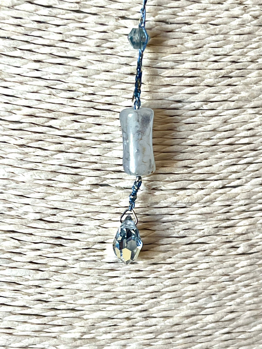 Blue Pansy Pendant Necklace – Pressed Natural Flower