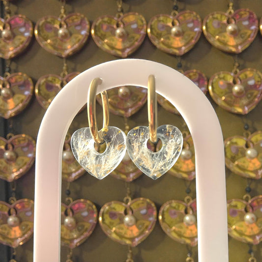 Boucles d’oreilles pampilles cœurs de Pampa - Aux fleurs de Chloé Boucles d’oreilles pampilles cœurs de Pampa Boucles d’oreilles Boucles d’oreilles