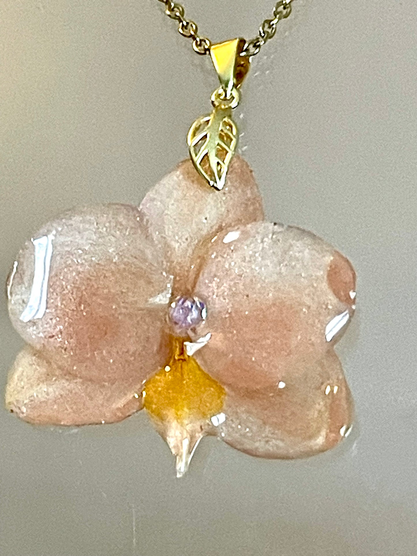 Collier orchidée Chloé