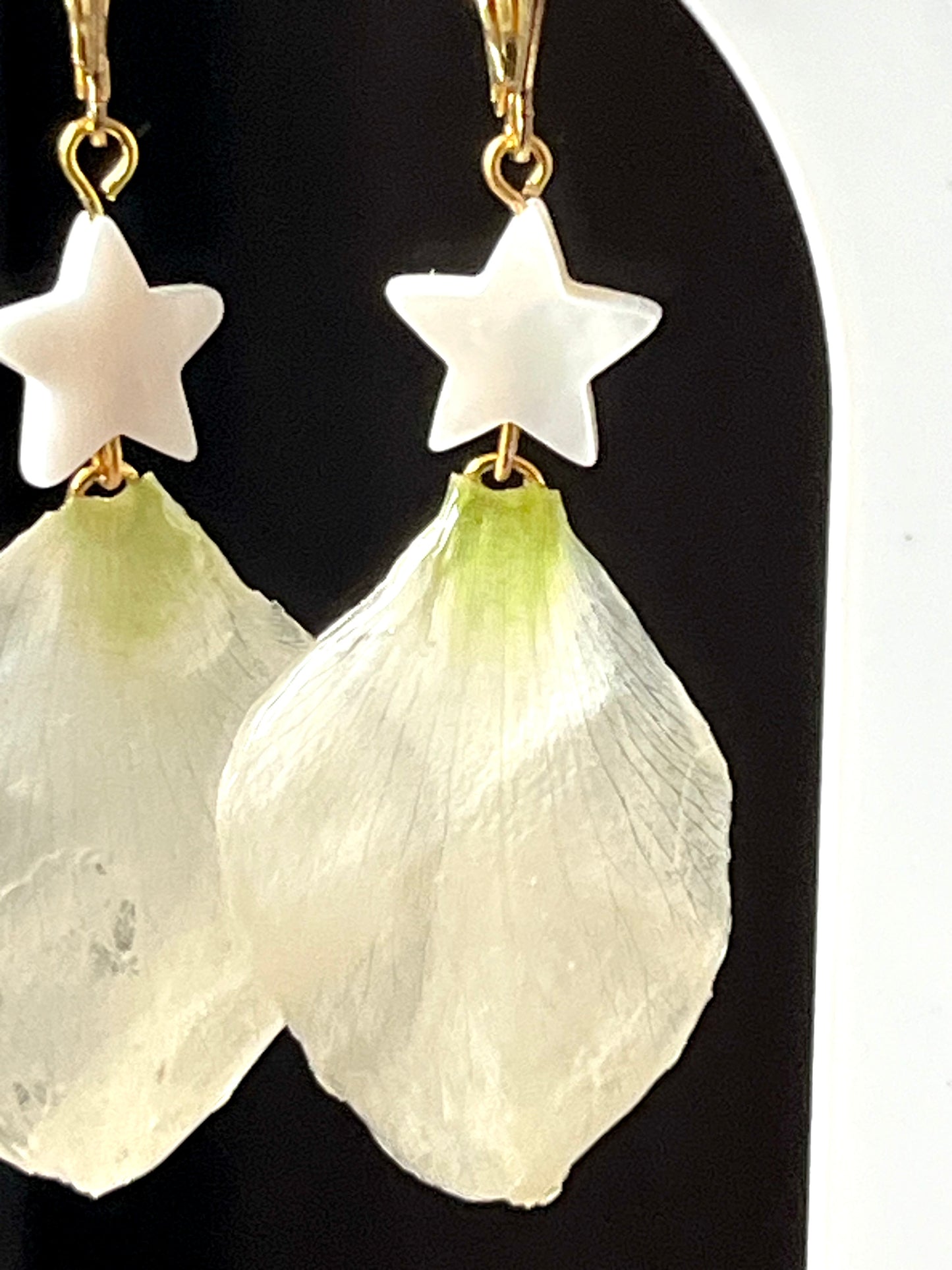 🌸 Boucles d’oreilles “Éclat Floral Étoilé”