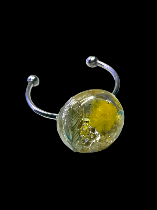 Bague ronde Mimosa