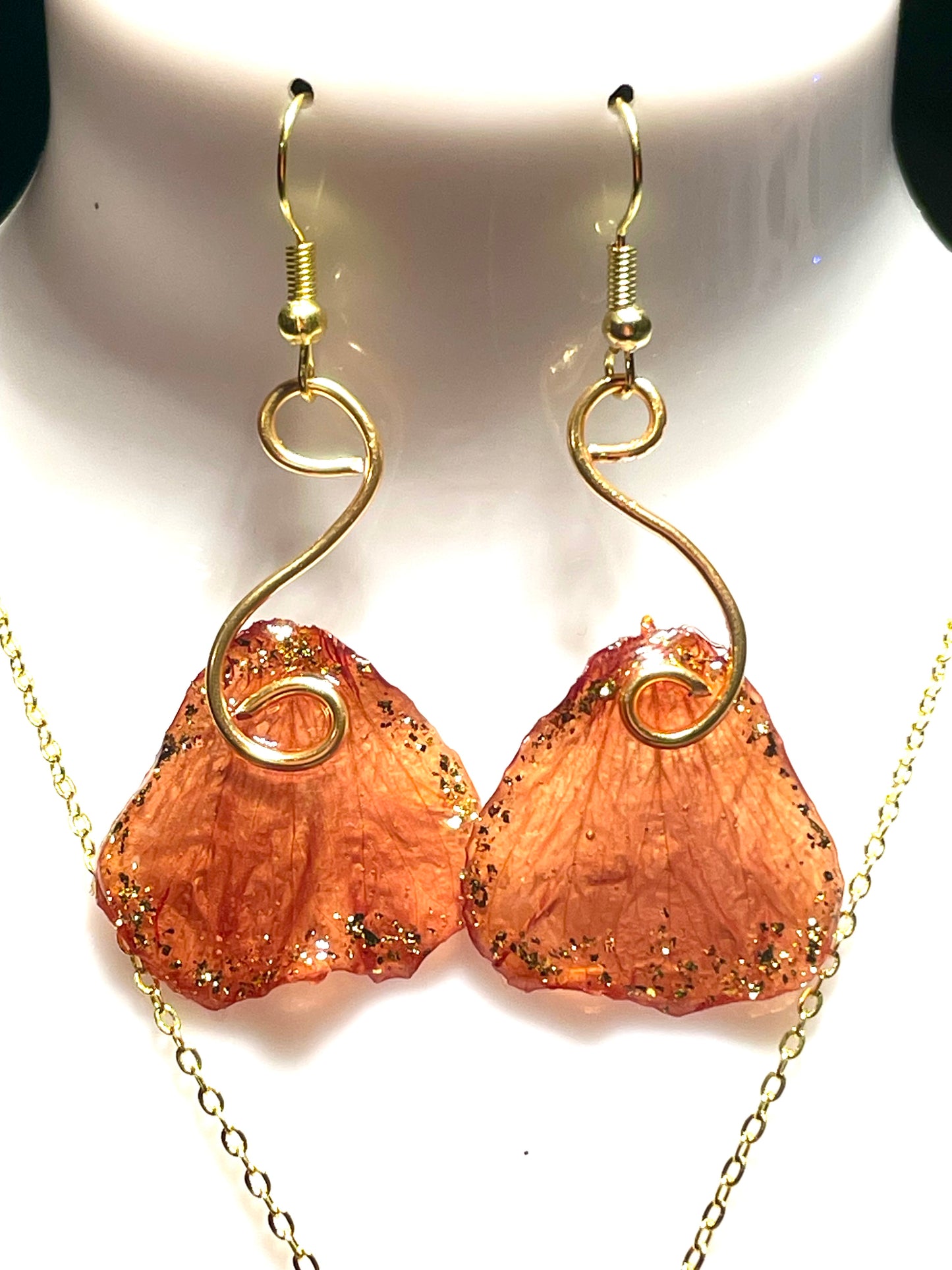 Parure Pétales de Capucine Fantasia