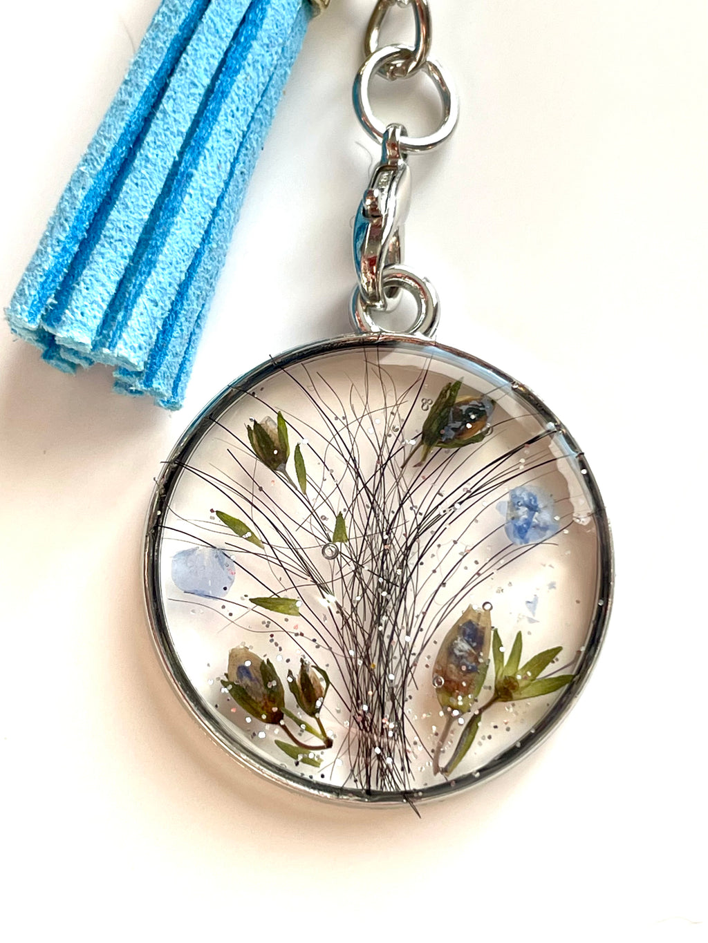 Porte clés médaillons souvenirs