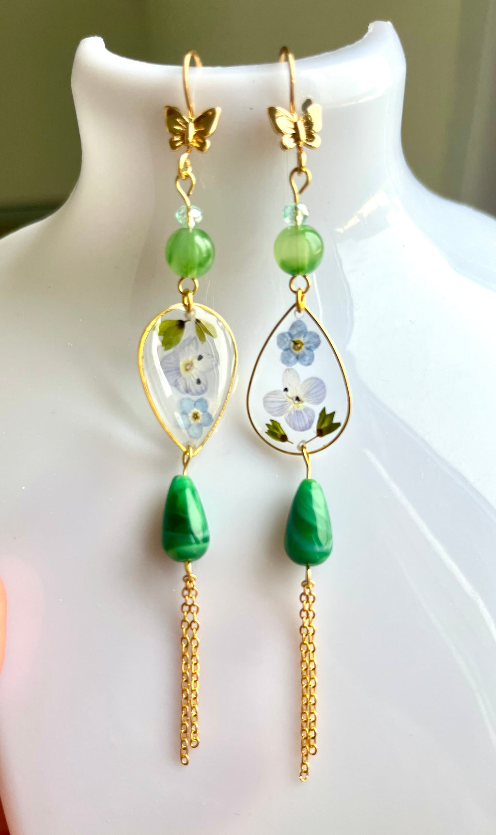 "Flower Butterfly" Earrings