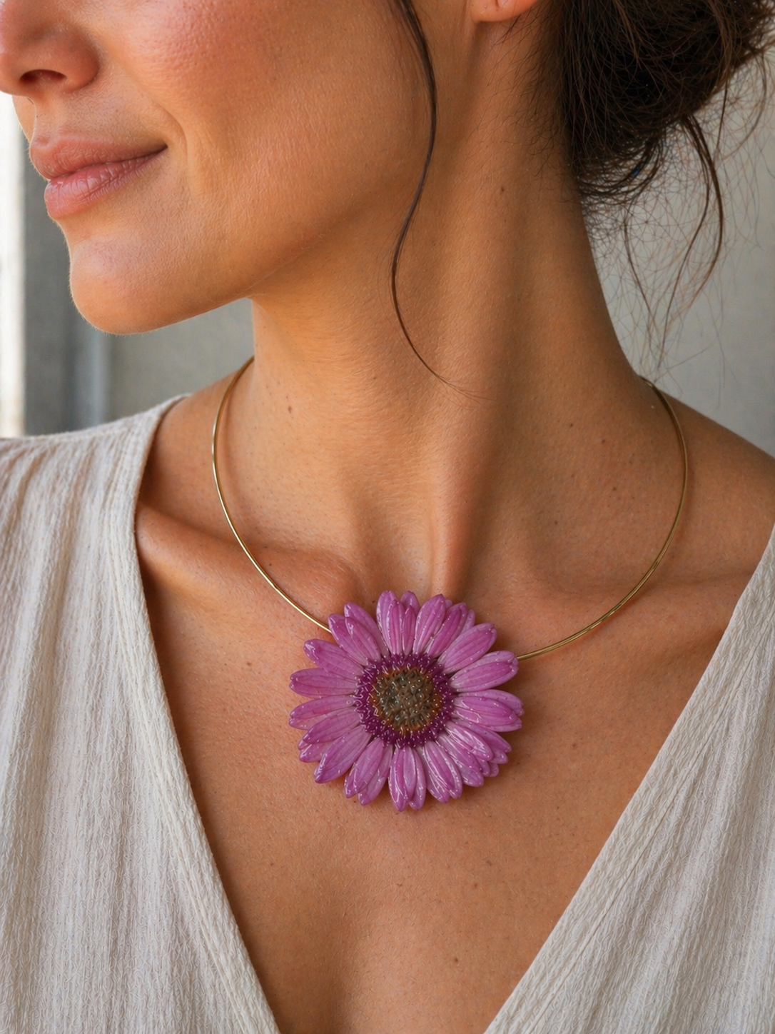 Collier Fleur Nature