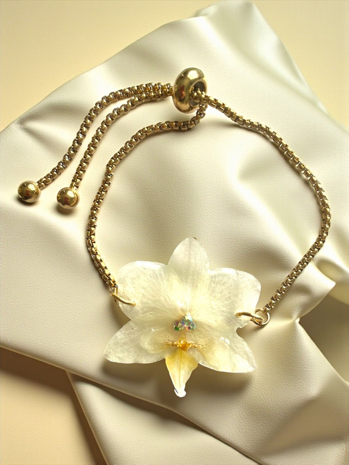 Bracelet mini orchidée Laia