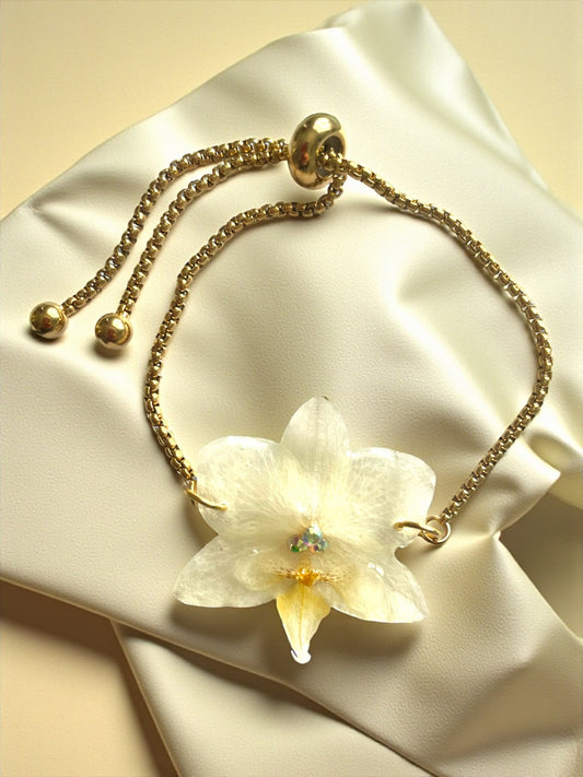 Bracelet mini orchidée Laia