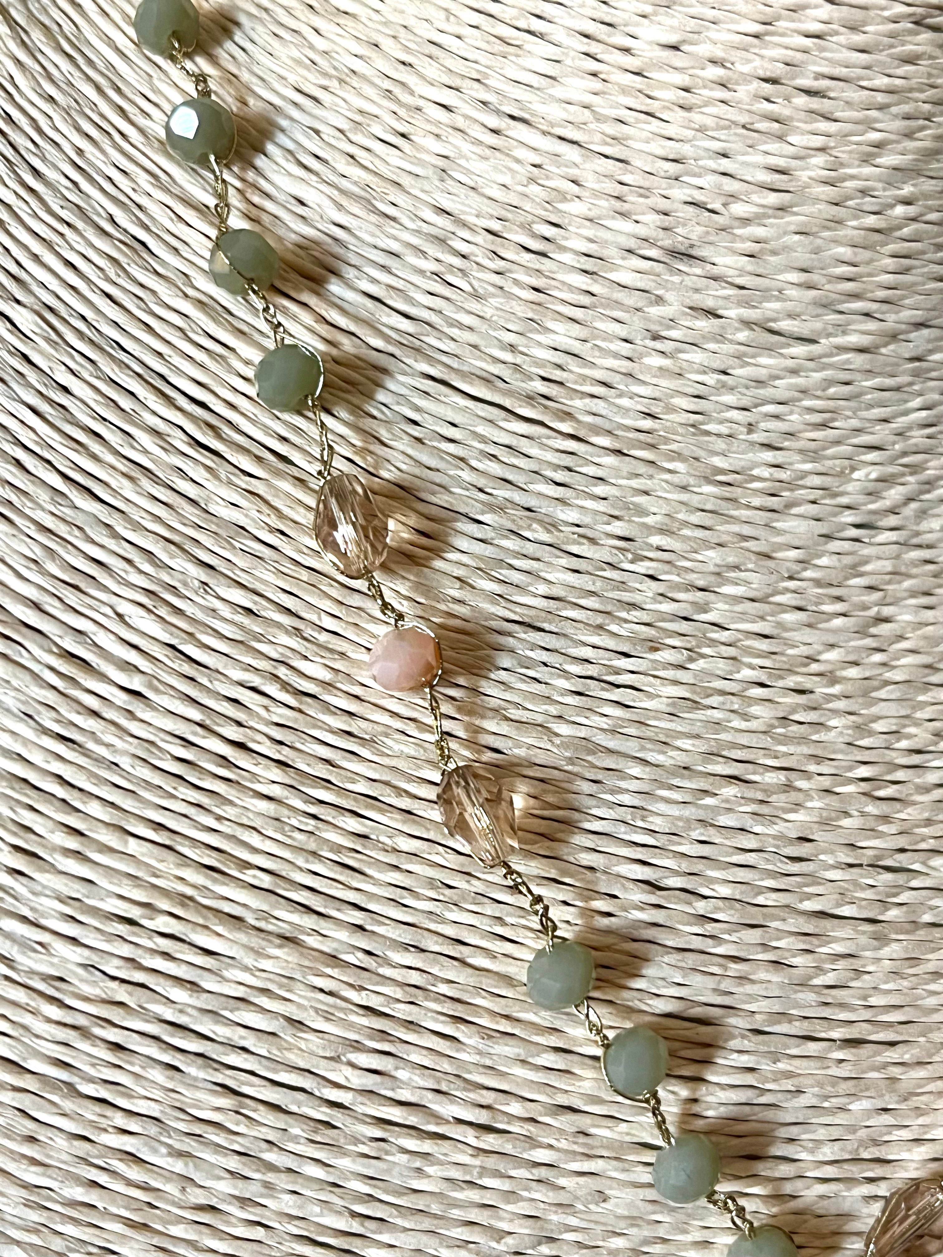 Weigela flower necklace