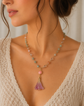 Weigela flower necklace