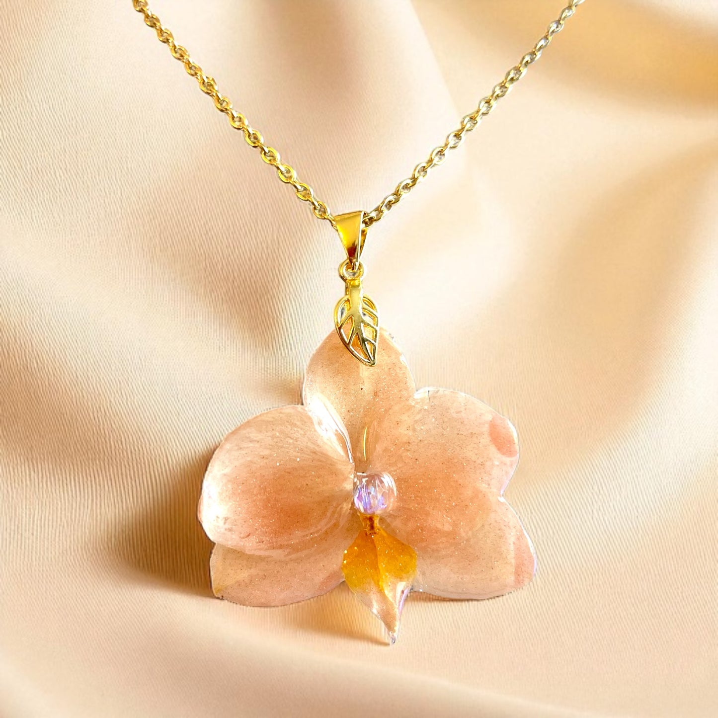 Collier orchidée Chloé