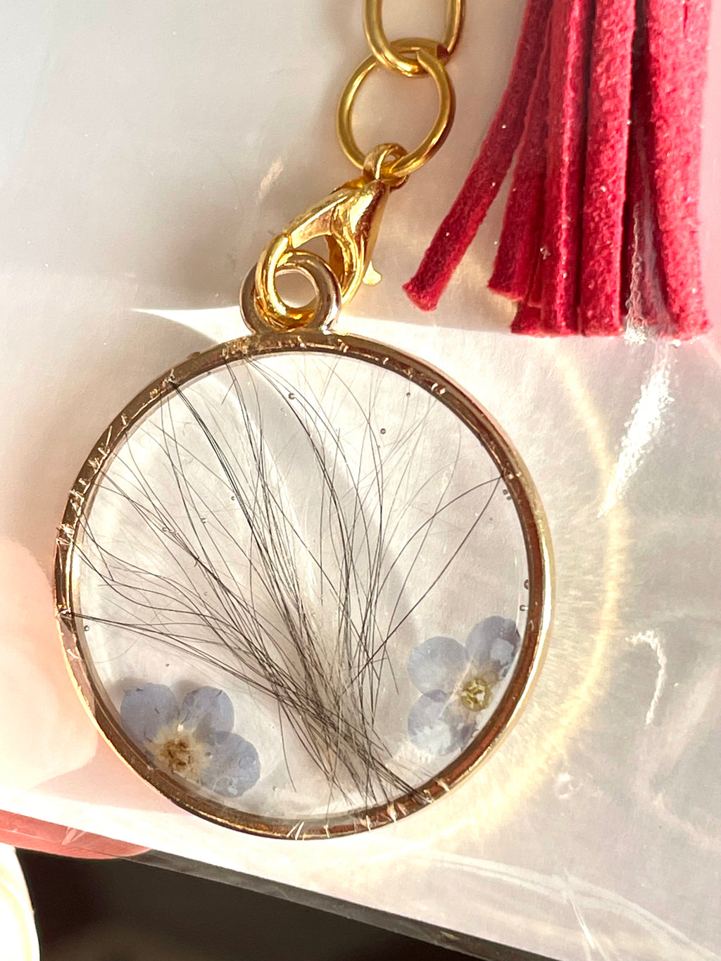 Porte clés médaillons souvenirs