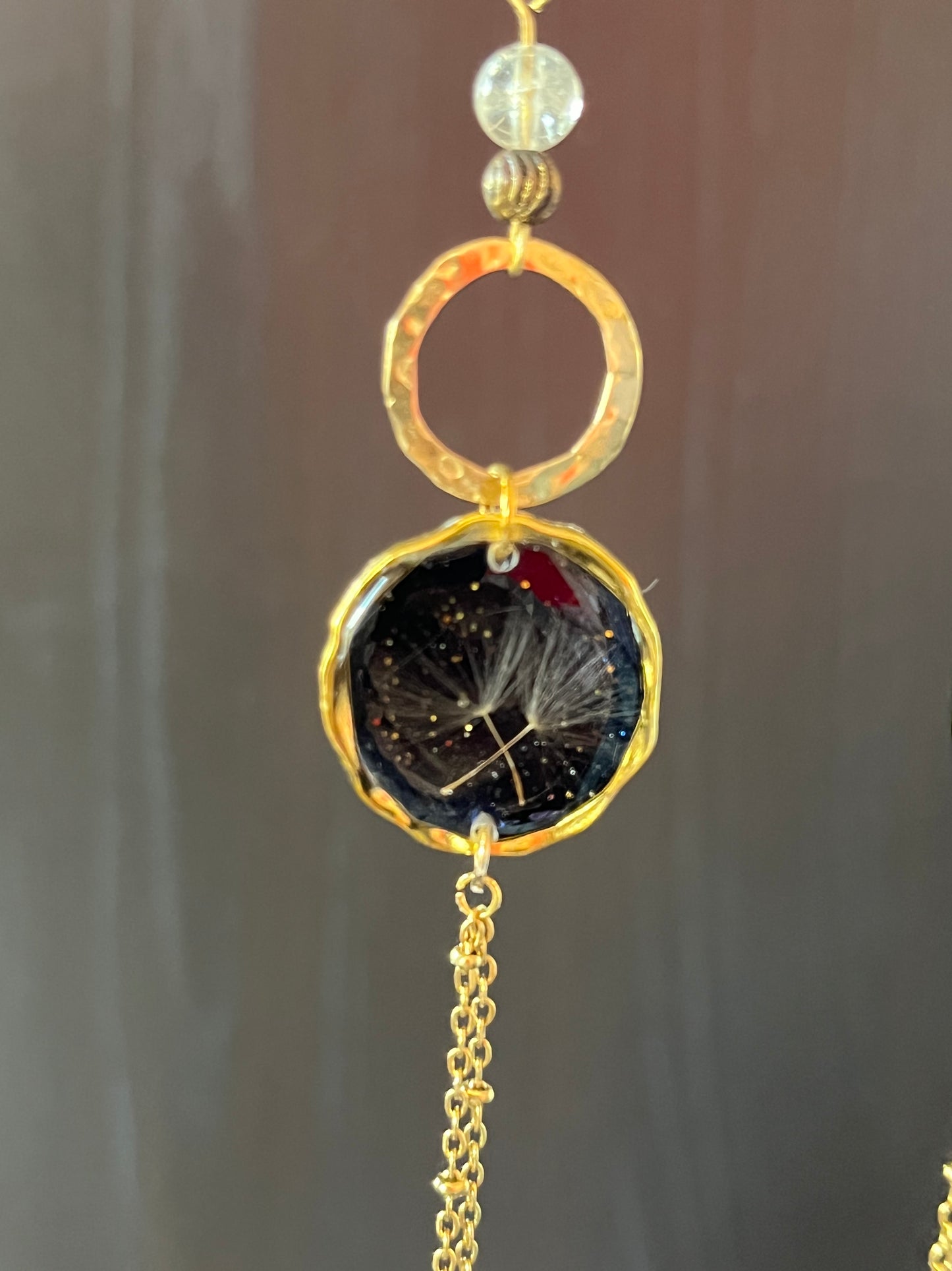 Boucles d’oreilles « Éclat de Pissenlit