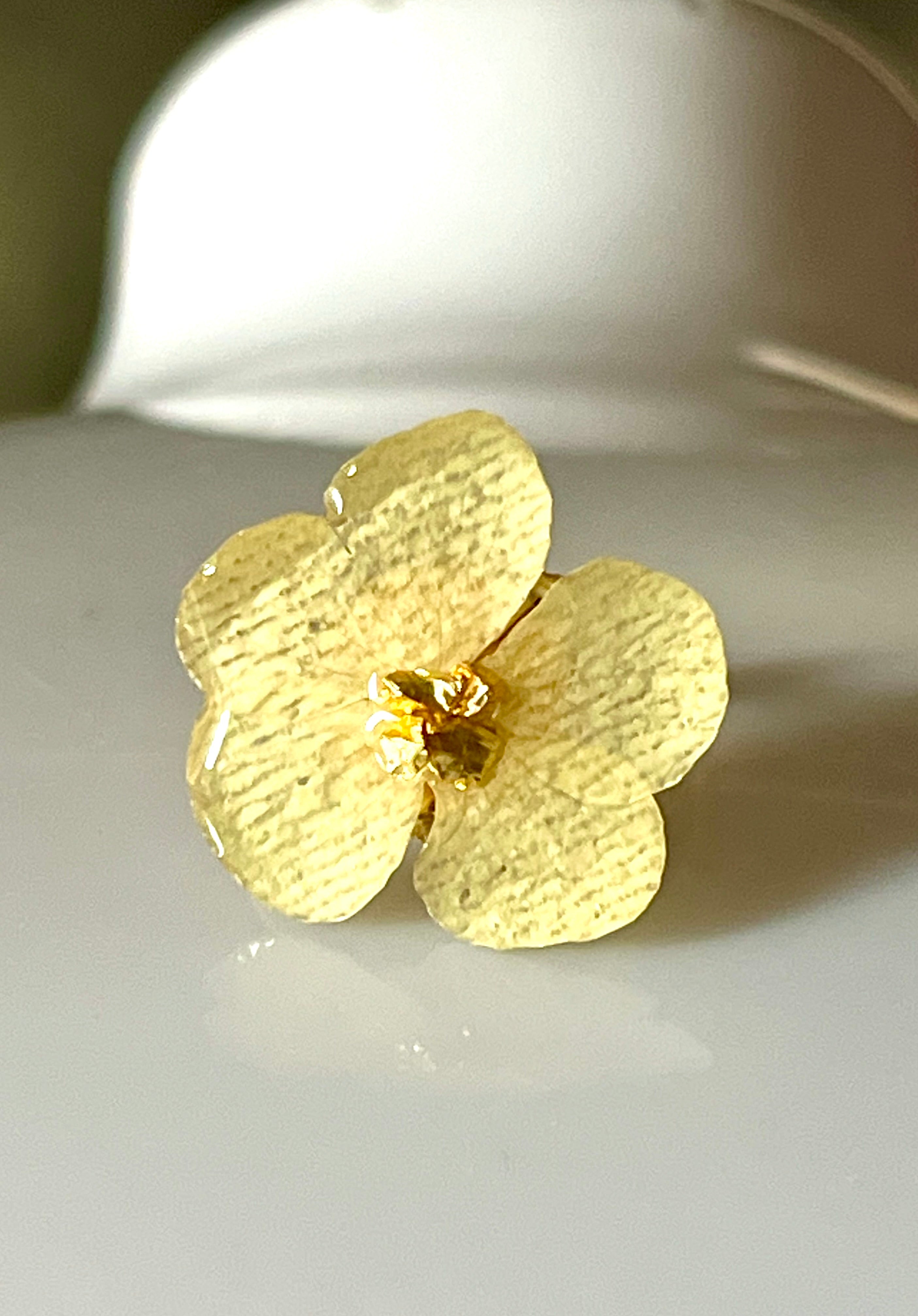 Bague hortensia naturel